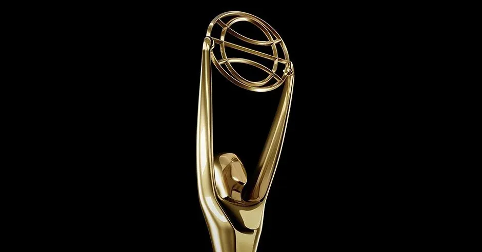 Gold awards trophy